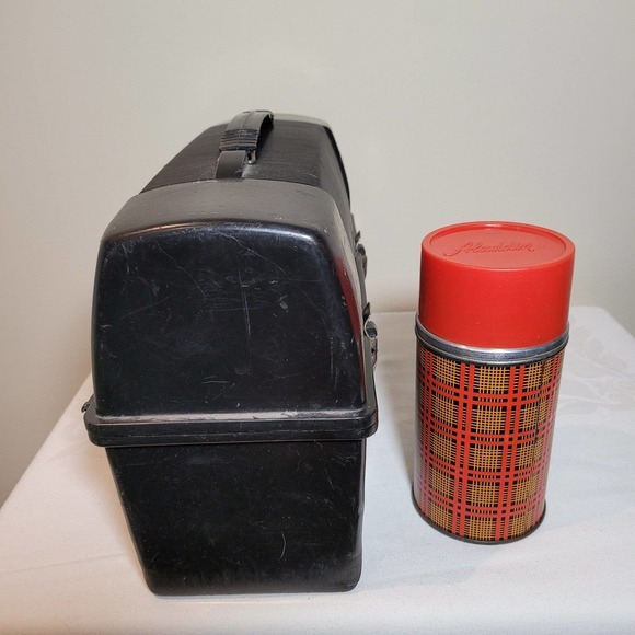 Thermos Accents Thermos Vintage Plastic Lunchbox With Thermos